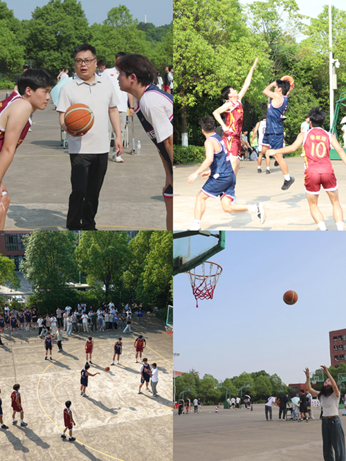 挥洒青春 逐梦“篮”途  学院第三届 “欢送杯”篮球赛火热开赛