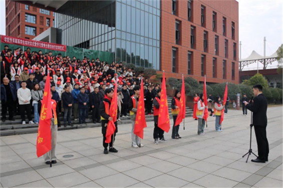 学院举行党员联系学生结对暨学习雷锋主题活动月启动仪式