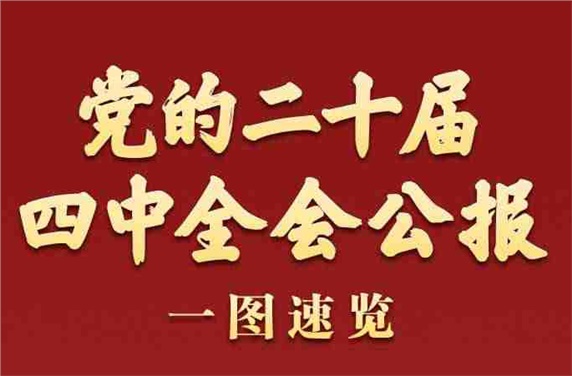 党的二十届四中全会公报一图速览